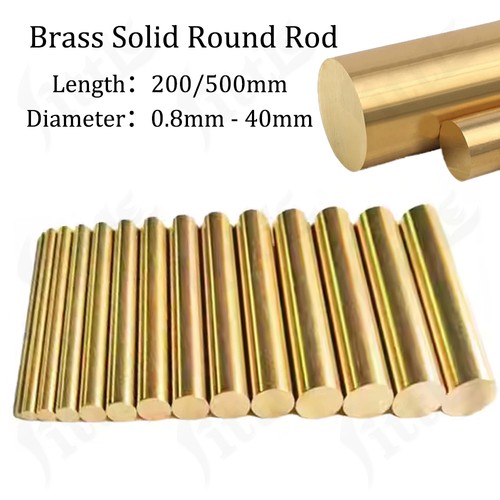 Brass round rods - brass, metal