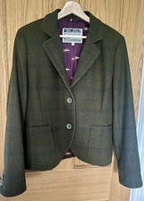 Joules Women's Green Tweed