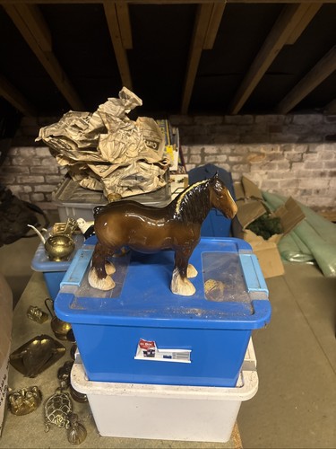 Beswick vintage shire horse - vintage,