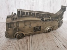 COMPULSION GALLERY PEWTER WHEELED ESCAPE FIRE ENGINE