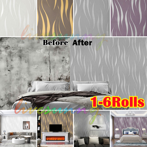 Wave stripes embossed - 3d,