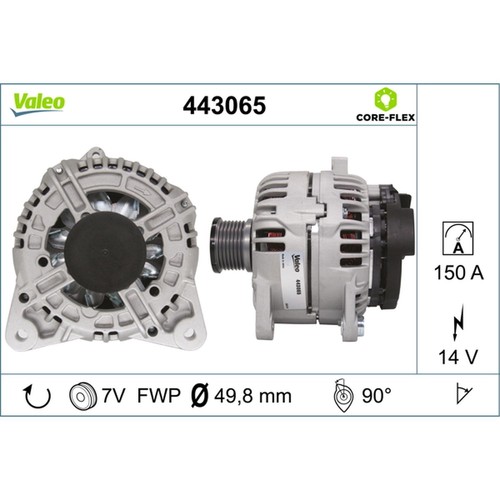 Valeo val443065 alternator - valeo, oe