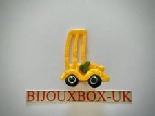 LEA STEIN VINTAGE CAR BROOCH