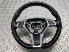 2013 MERCEDES BENZ C CLASS W204 LEATHER STEERING WHEEL OEM A2044604503