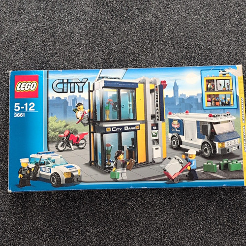Lego city bank - city, money