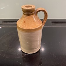 small stoneware Flagon. Flask 6 Inch
