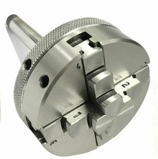 65MM 4 JAW SELF CENTERING 2-1/2" MINI CHUCK M14X1 THREAD LATHE MT1 ARBOR DB M6X1