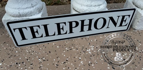 Vintage telephone sign phone - |,