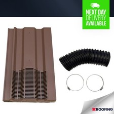 15 x 9 Roof Tile Vent - Brown