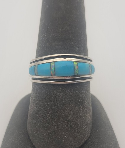 Estate sterling silver inlay - estate,