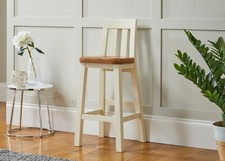 Billy Cream Painted Bar Stool