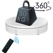 360° Rotating Electric Turntable Display Stand Jewellery Photography Show Holder