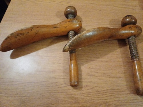 Vintage wooden shoe