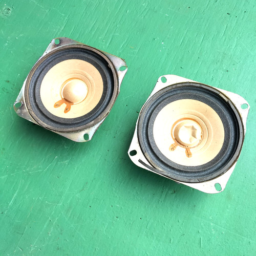 Vintage retro pioneer speakers - retro,