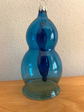 Eva Zeisel Blue Glass Ornament for MOMA - Very Hard to Find