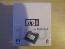 iomega zip 100 disk * 10 New /