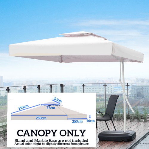 5x2 garden gazebo top - 2.5x2.5m,