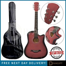 COFFEE BROWN ACOUSTIC GUITAR