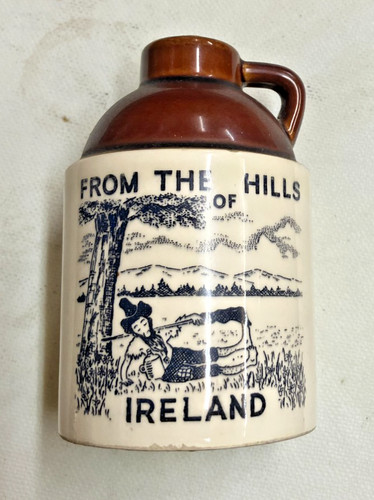 Vintage irish whiskey pottery - whiskey,