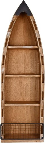 Solid wood boat shelf - solid,