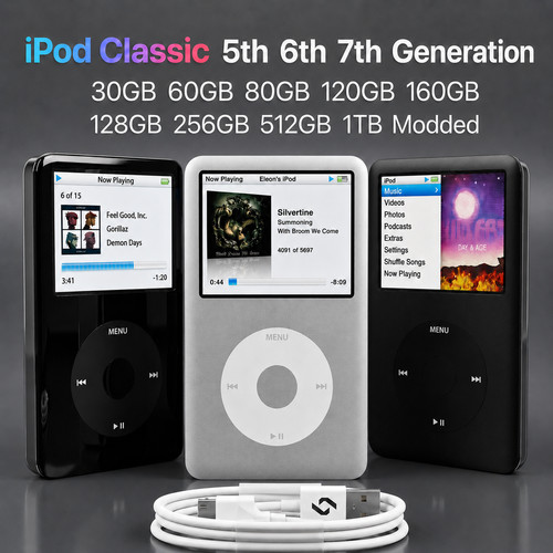 Apple ipod classic 5th 6th - apple, 7th