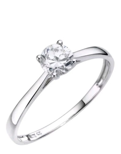 Samuel 9ct white gold - 9ct, ring