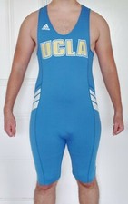 UCLA Team issue track and field singlet bodyskin suit speedsuit spandex adidas