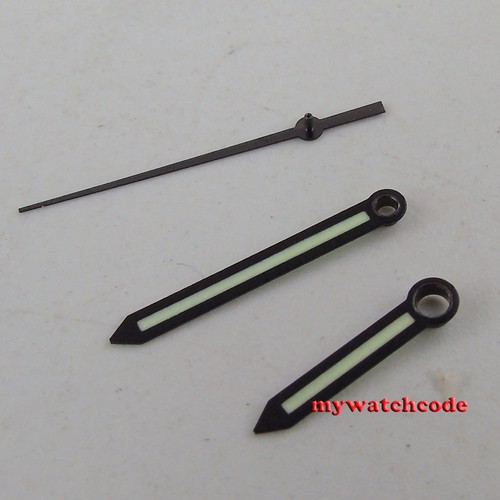 Parnis black watch hands - black, for