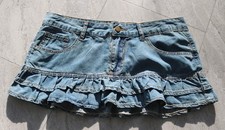 Denim micro mini 9" RARA