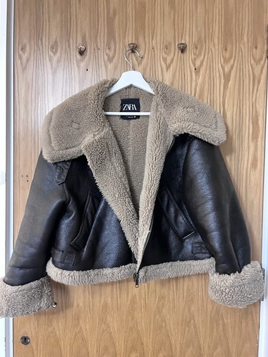 Zara double faced biker - double-faced,