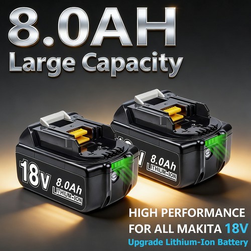 Packs 0ah for makita 18v - 8.0ah,