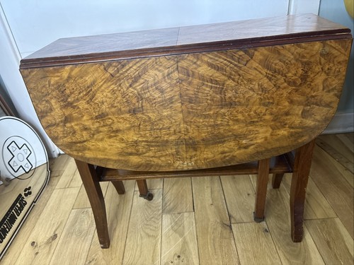 Small drop leaf antique - small, coffee