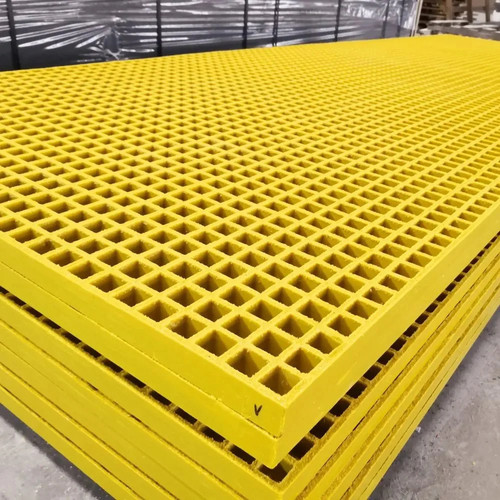 Yellow grp open - mesh, grating