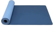 Yoga Mat Gymnastics Pilates Exercise Mat Women Non-Slip Thick 6mm Carry Strap TP
