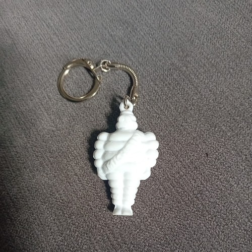 Michelin man plastic keyring - plastic,