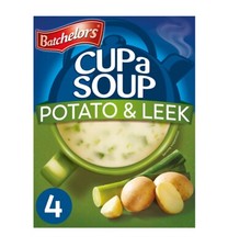 3 x Batchelors Cup A Soup Boxes Potato & Leek - 12 Sachets