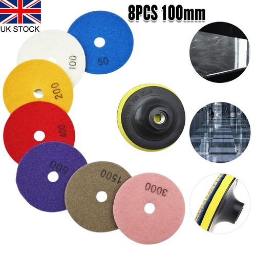 8pcs diamond polishing - 8pcs, pads