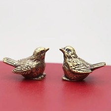 Vintage Brass Sparrow Figurine