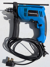 Powerbase 842258 240v 500W  Corded Power Drill  Handle chuck Key & Depth gauge