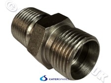 16807 HENNY PENNY PRESSURE FRYER MALE FITTING HEX NIPPLE THREAD 1/2" MPT HP16807