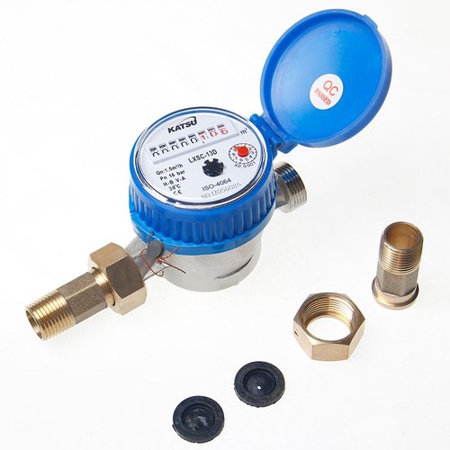Water meter copper - cold,, dry