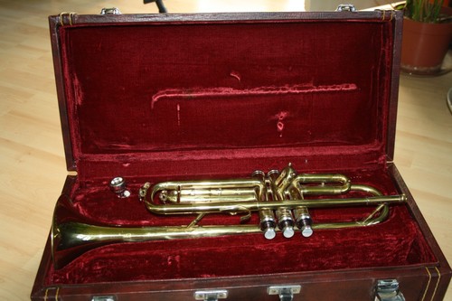 Vintage trumpet maker - vintage, trumpet,maker