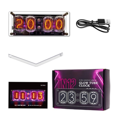 Nixie tube clock - 4, digits