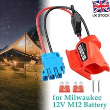 Power Wheels Adapter for Milwaukee 12V Battery to Ride On Car Toys Connector DIY