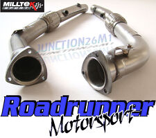 Milltek Audi RS4 B7 Exhaust Cat Replacement Pipes RACE Flexi Downpipes SSXAU285