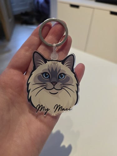 Ragdoll cat lover - lover, keychain