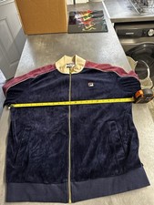 Retro Fila Velour Track Top