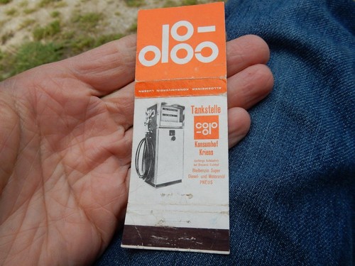 Petrol pump luzern old - ,