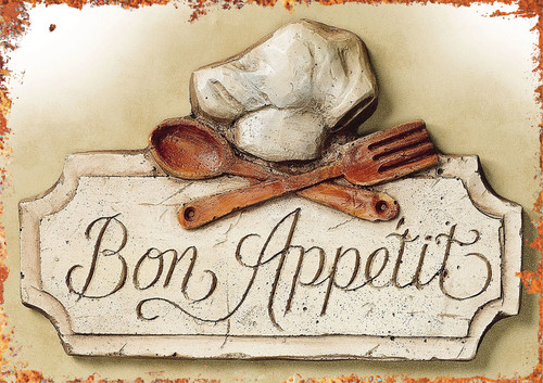 Bon appetit retro metal - retro,