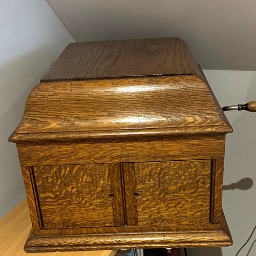 1920s brown wooden cabinet - wooden,